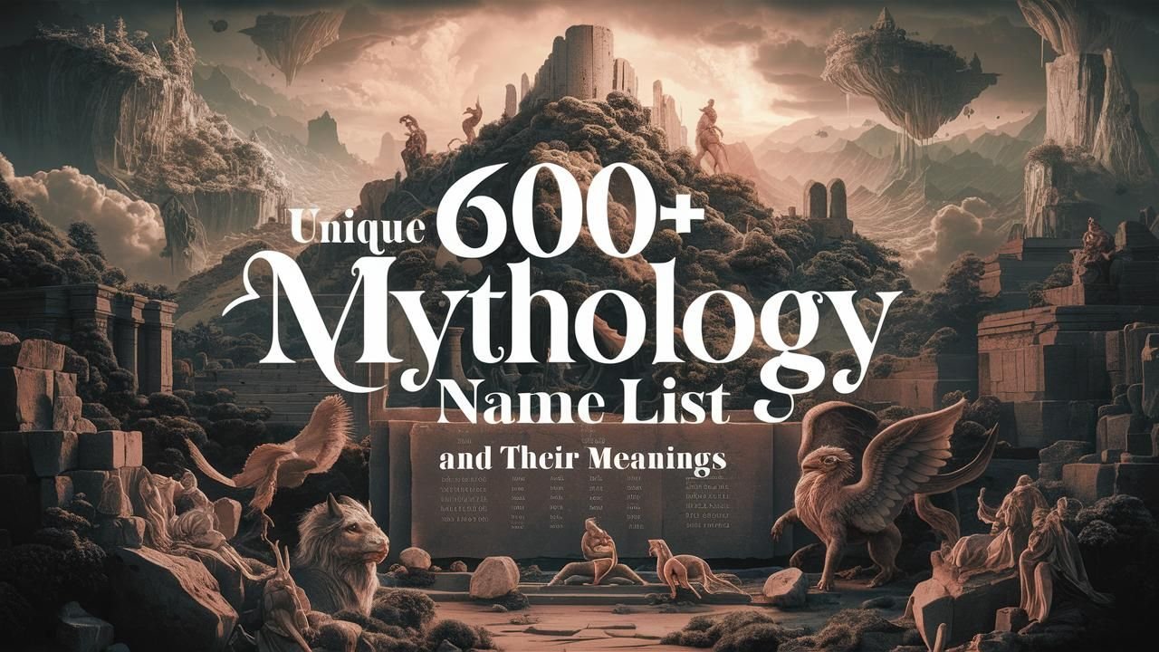 600+ Unique Mythology Name List and Their Meanings
