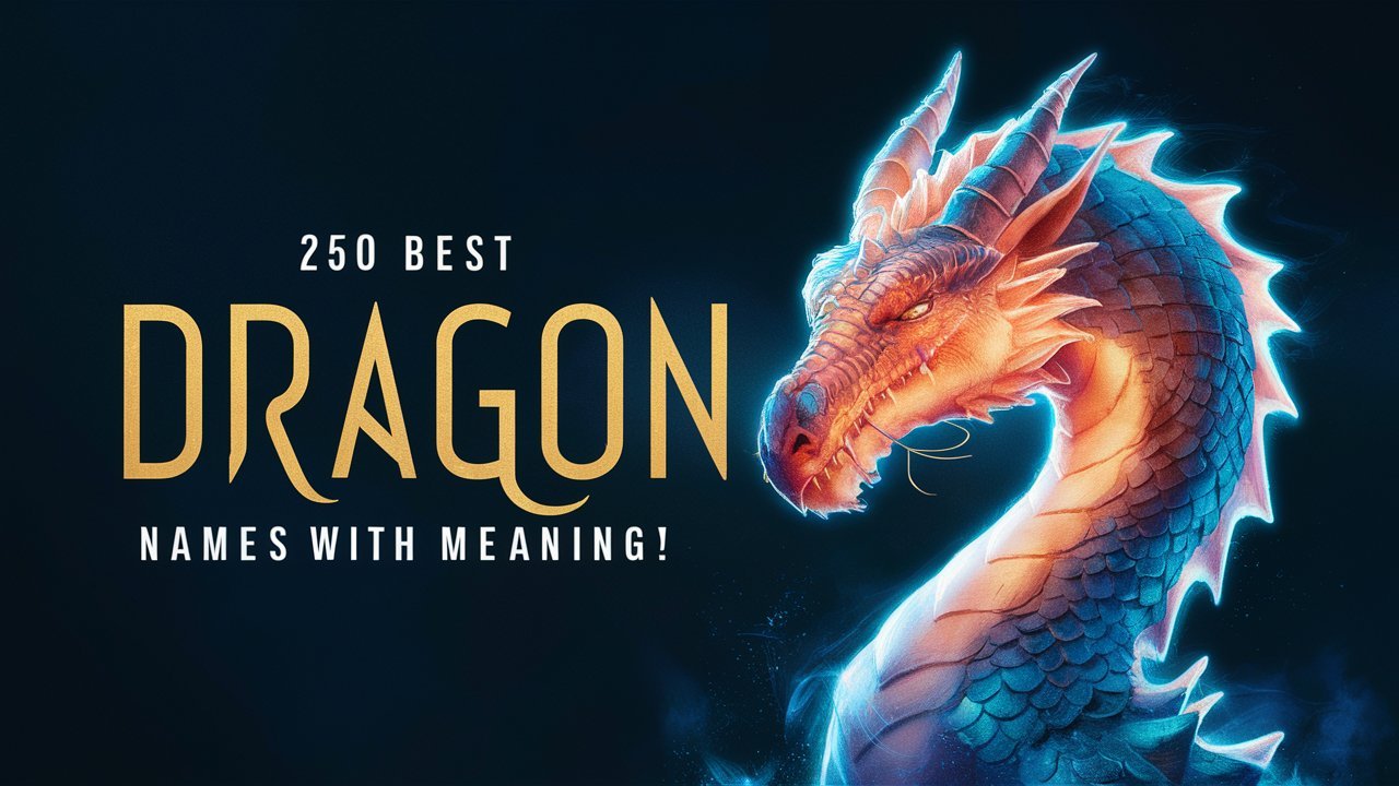250 Best Dragon Names with Meaning